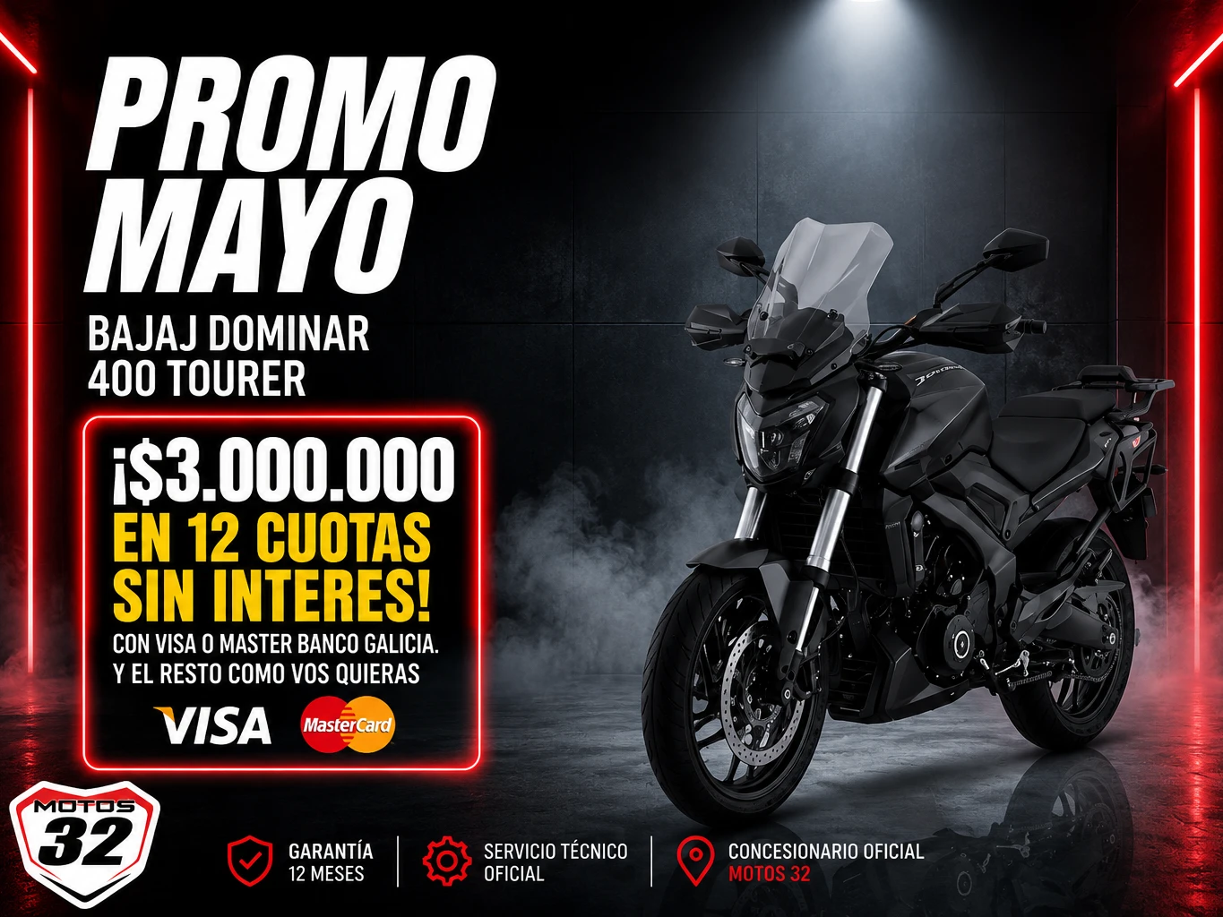 Bajaj Dominar 400 Tourer 0km en oferta