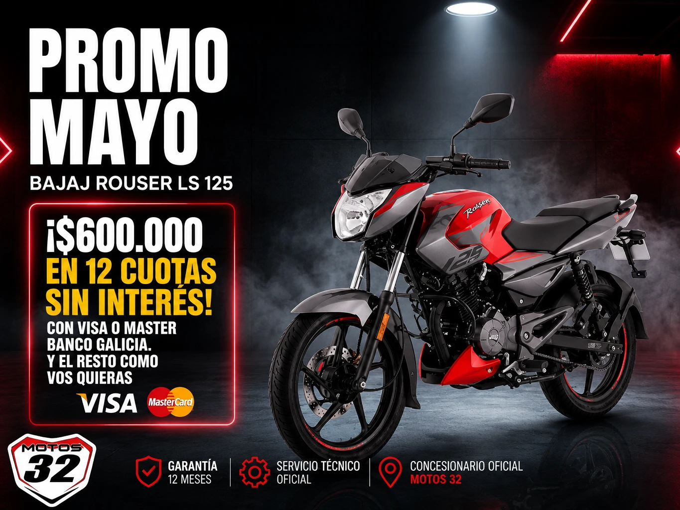 Bajaj Rouser LS 125 0km en oferta