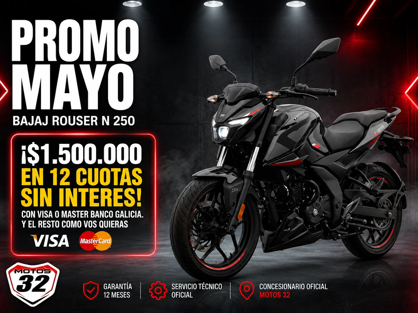 Bajaj Rouser N250 0km en oferta