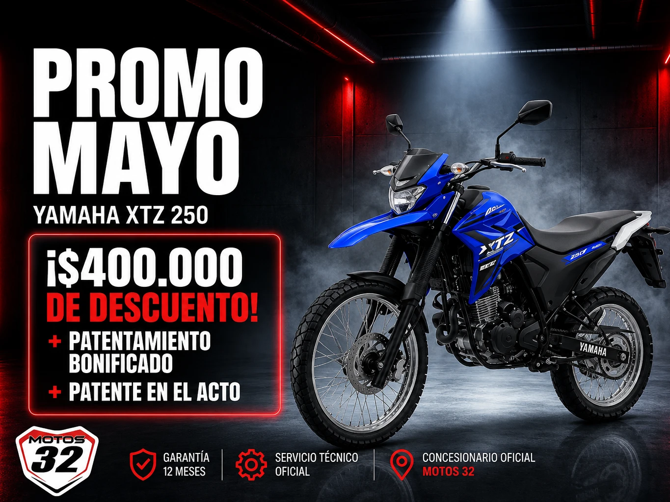Yamaha XTZ 250 ABS 0km en oferta