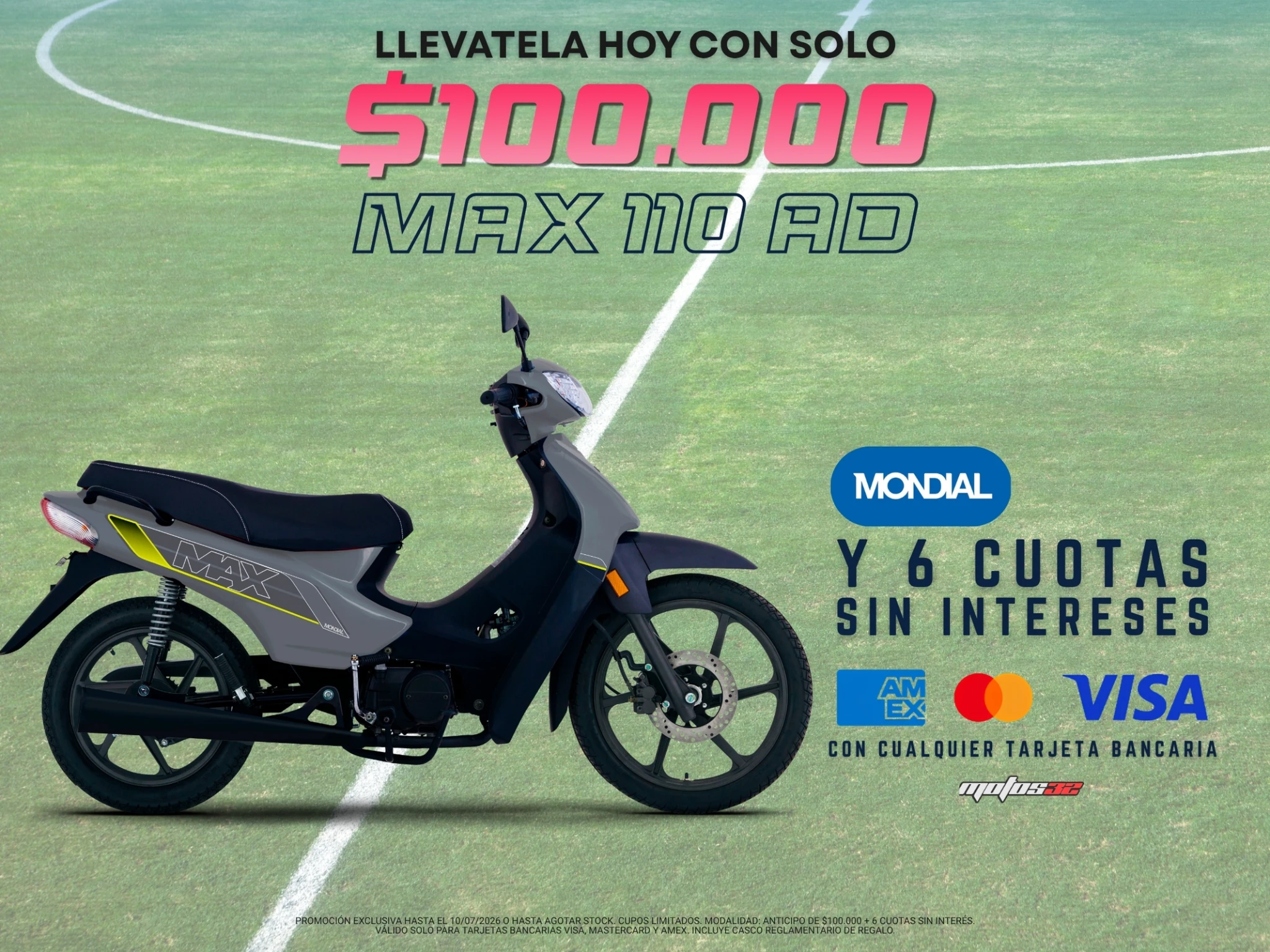 Mondial LD 110 Max AD 0km en oferta