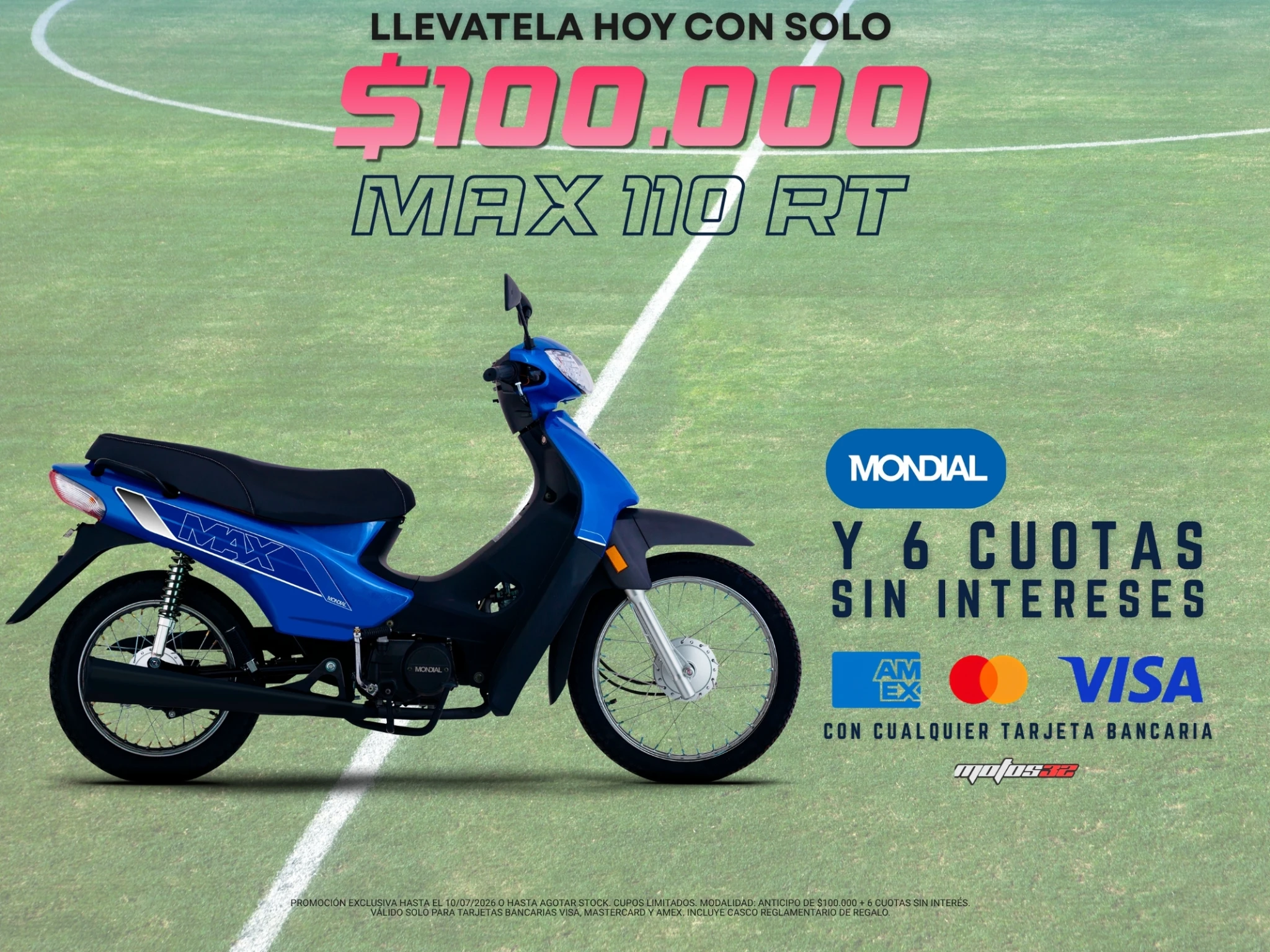 Mondial LD 110 Max RT 0km en oferta