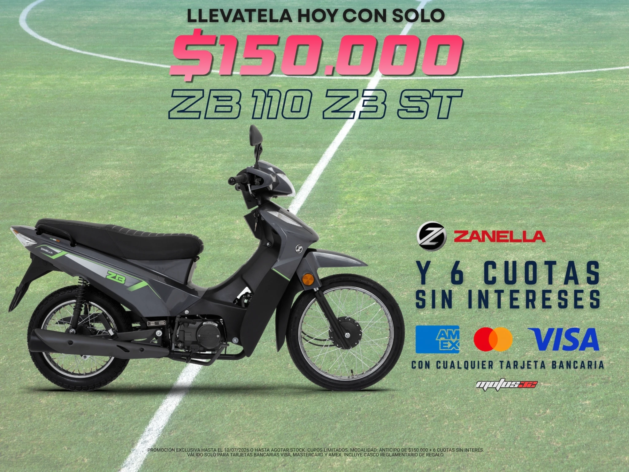 Zanella ZB 110 Z3 ST 0km en oferta