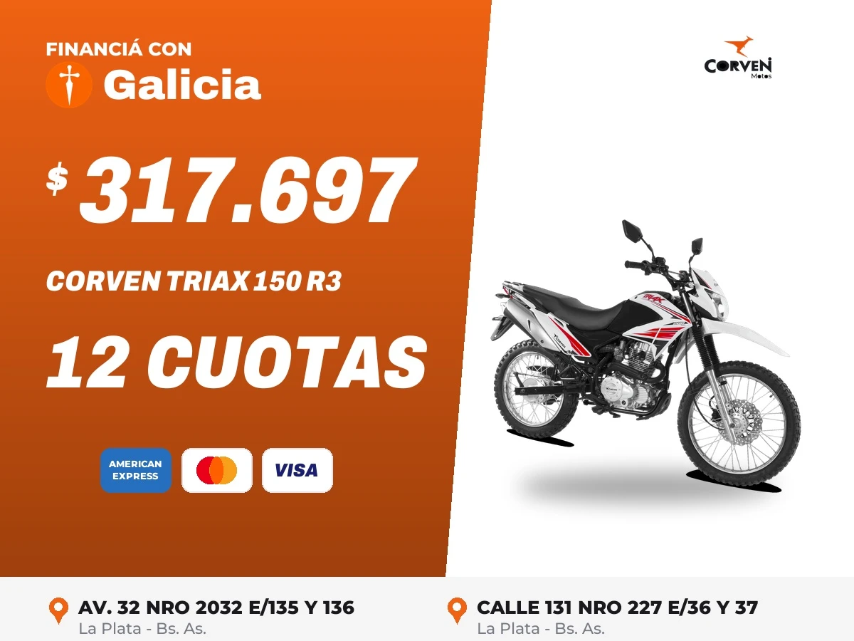 Corven TRIAX 150 R3 0km